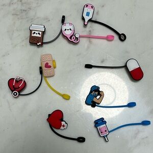 Medical Themed Straw Cover Caps